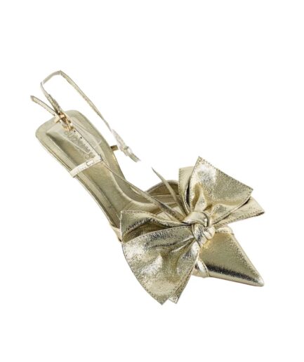 SLINGBACK CON FIOCCO ORO LAMINATO A5405