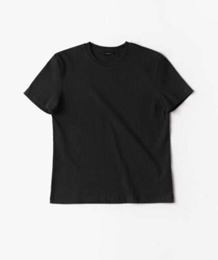 T-SHIRT BASIC OVER NERO LUMINA L8869