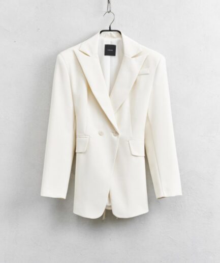 BLAZER AVVITATO CON LACCI DIETRO LUMINA PANNA LD3571