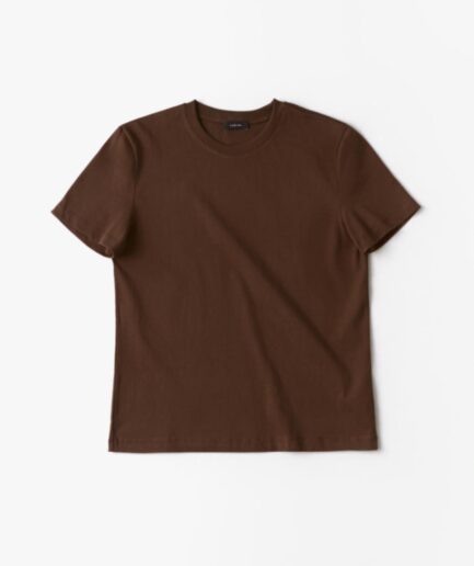 T-SHIRT BASIC OVER LUMINA MARRONE L8869