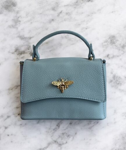 BORSA A MANO APE CELESTE