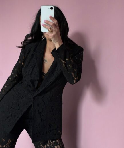 BLAZER IN PIZZO V26050
