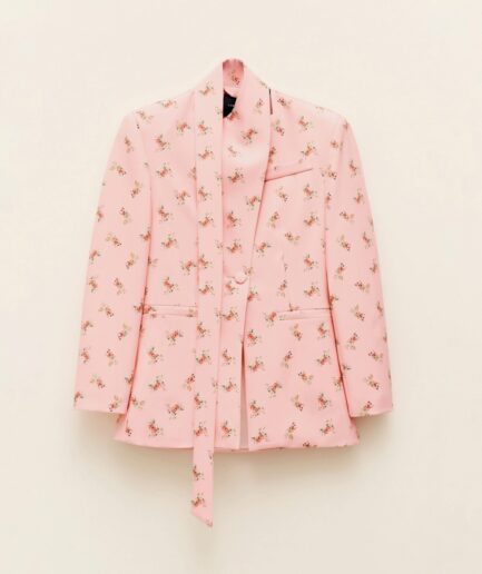BLAZER ASIMMETRICO STAMPA FLOREALE LD5212