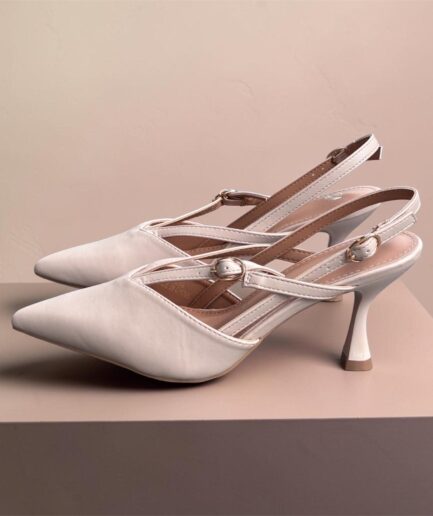 SLINGBACK CON LACCETTI NUDE MP125B