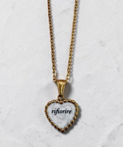 COLLANA CUORE "RIFIORIRE"