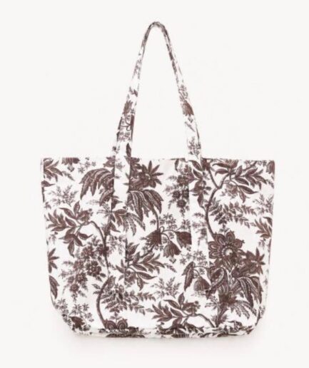 BORSA STAMPA BANDANA MARRONE LD5695