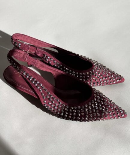 SLINGBACK STRASS BORDEAUX 9870