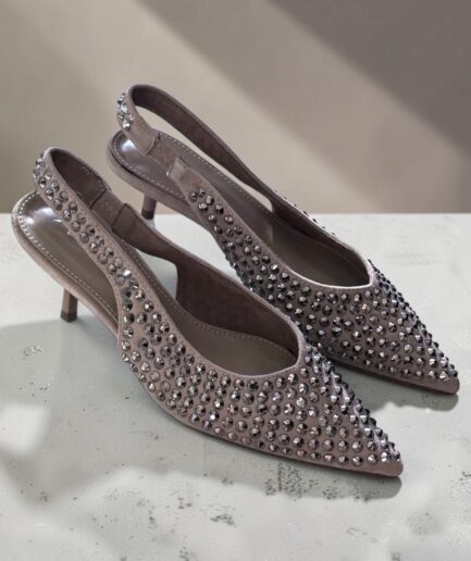 SLINGBACK STRASS NUDE 9870
