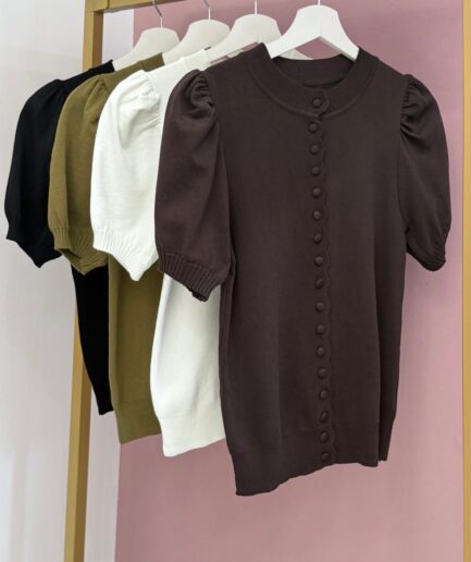 MAGLIA MANICHE A SBUFFOAB5579