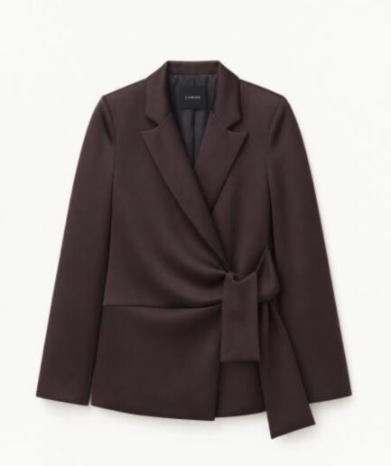 BLAZER SATINATO TESTA DI MORO LD5912
