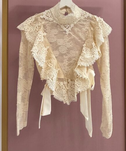 BLUSA IN PIZZO W56115