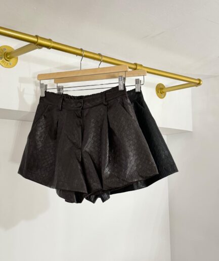 SHORTS ECOPELLE INTRECCIATA 02717