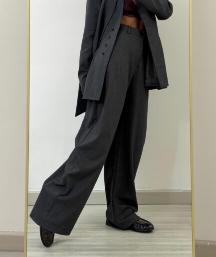 PANTALONE BAGGHY GRIGIO SCURO P9910