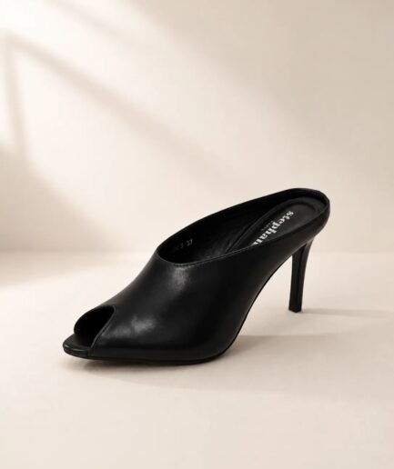 SABOT OPEN TOE NERO ZZ3