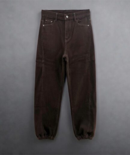 JEANS BAGGY MARRONE JF401