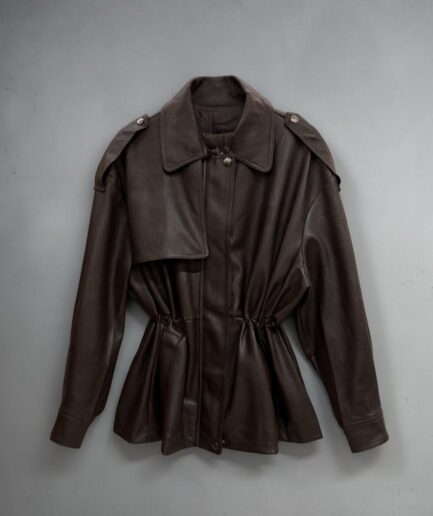GIACCA ECOPELLE CON COULISSE B8010