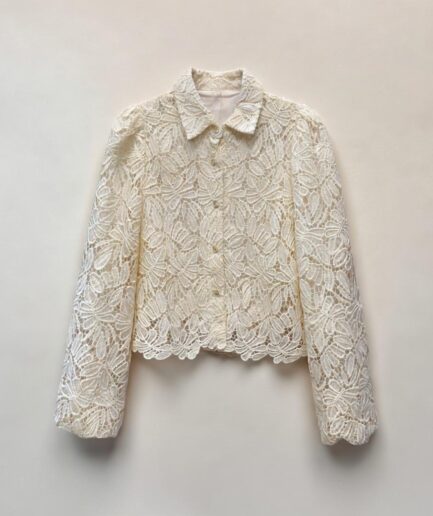 CAMICIA MACRAME' PANNA 61320