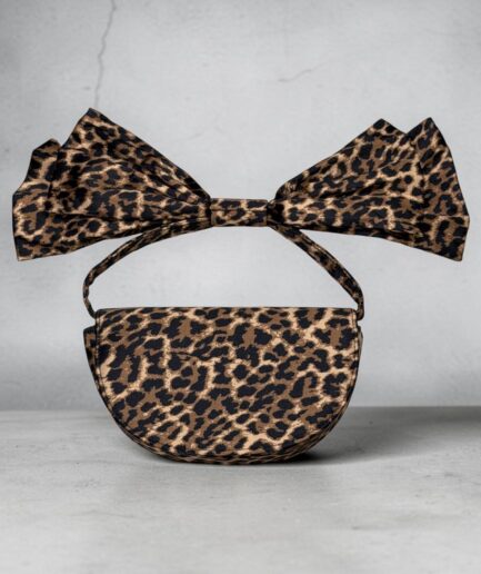 BORSA FIOCCO OVER ANIMALIER